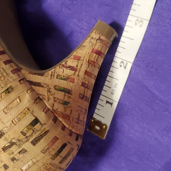 Amelia Grace cork 2" heels pumps 6.5 - Picture 9 of 9